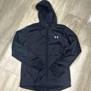 Mens under armour rain jacket M great condition
